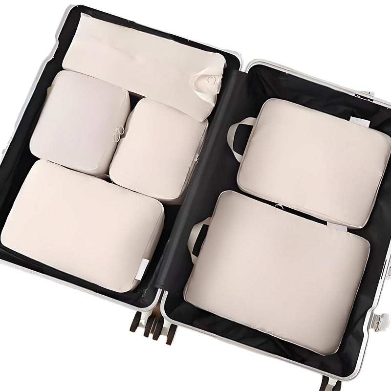 Packtaschen-Set mit Kompression | Mehr Kofferplatz | Packwürfel aus Polyester | TripCube