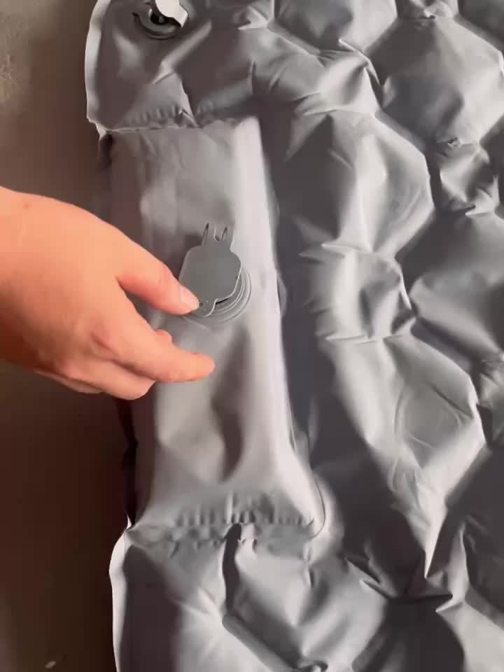 Matelas de camping gonflable | Pompe à pied et oreiller | Gonflé en quelques secondes | TrailBed