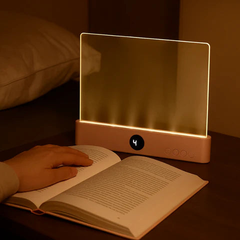 Plochá LED čtecí lampa | 3 režimy osvětlení | Nabíjení přes USB s časovačem | PageGlow