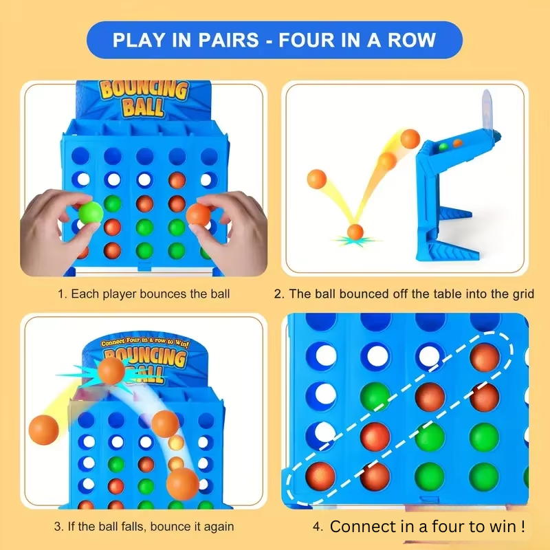 Tablero de rebote Spiel Ball | Juego de mesa para familia y fiestas | Juego de habilidad | BounceLine