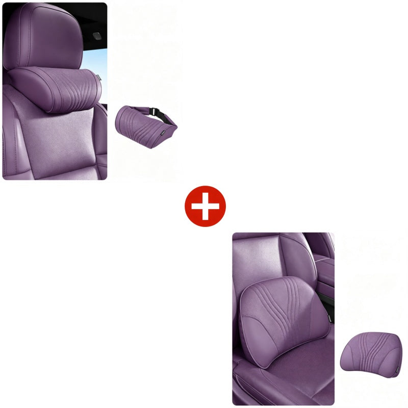 Almofada cervical universal | Formato ergonómico | Correia ajustável | NeckEase