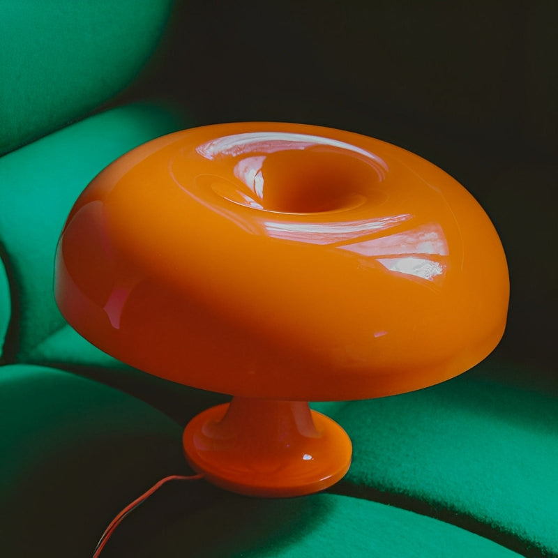 Stolní lampa ve tvaru houby | Stmívatelná, tři barvy světla | Teplý retro design | SoftCap