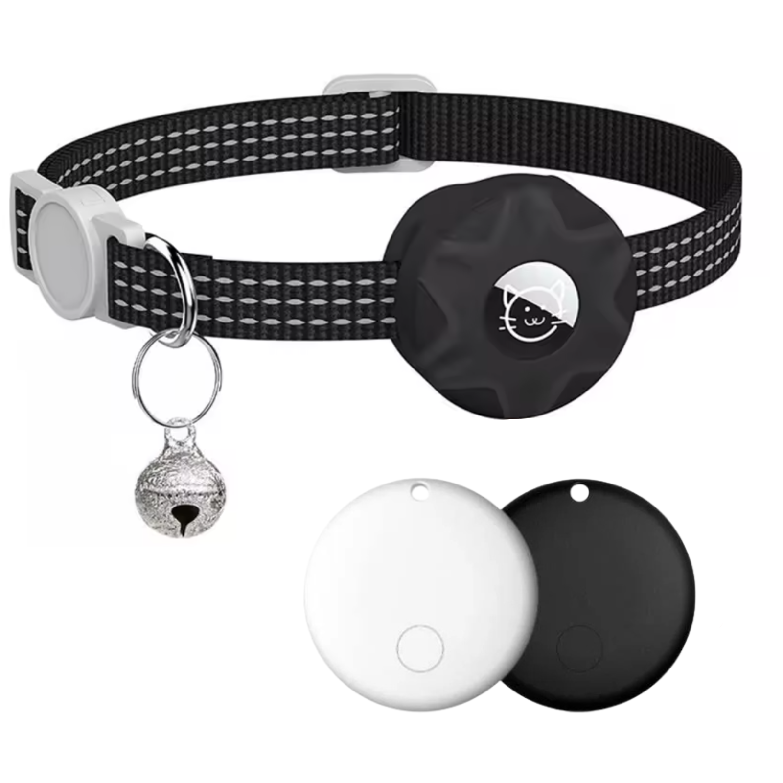 Smart-Tracker e collare per gatti | Senza GPS e SIM | Localizzazione tramite rete Android | FindPaw