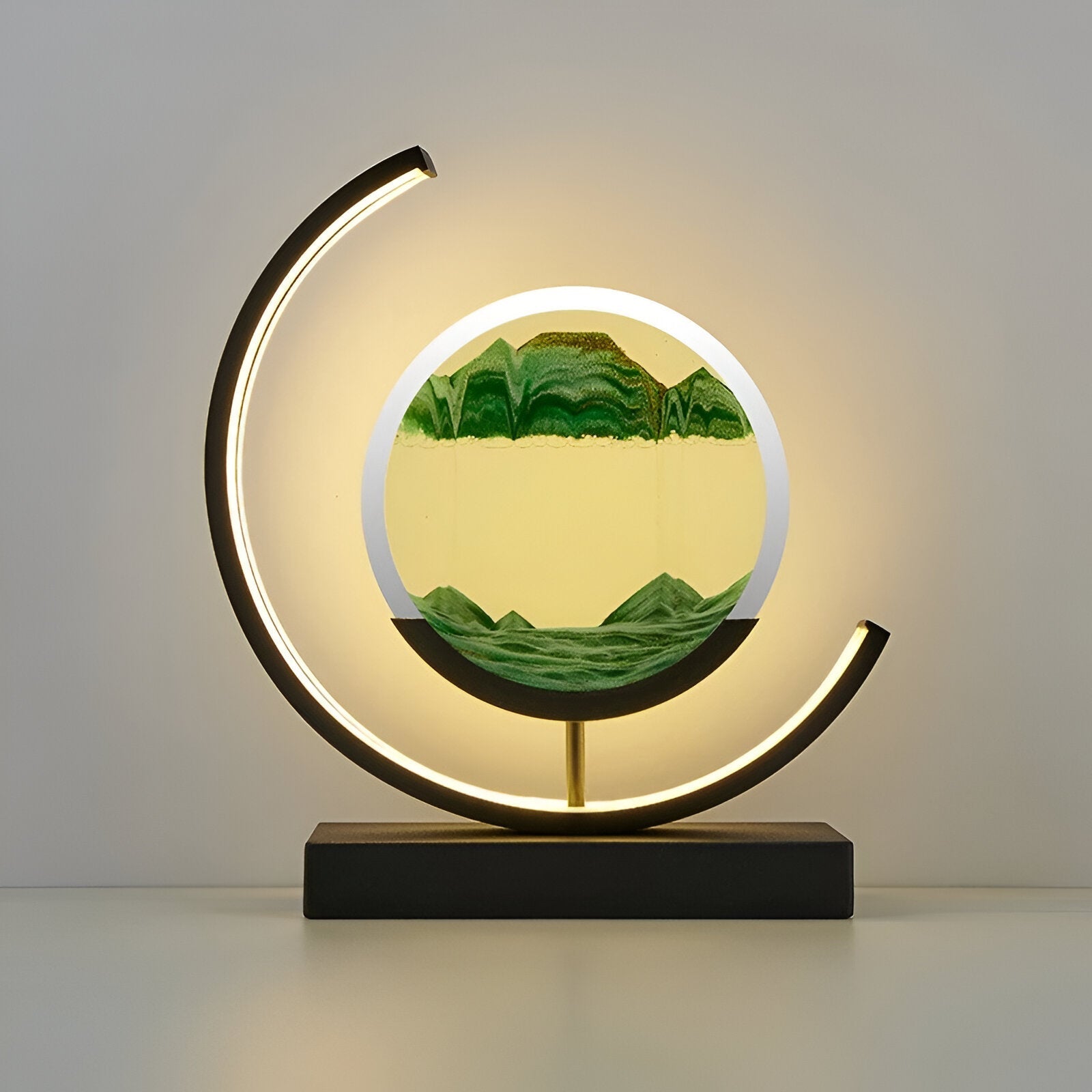 Lampada di sabbia LED | Quadro di sabbia fluida | Dimmerabile, arte della sabbia rilassante | SandFlow