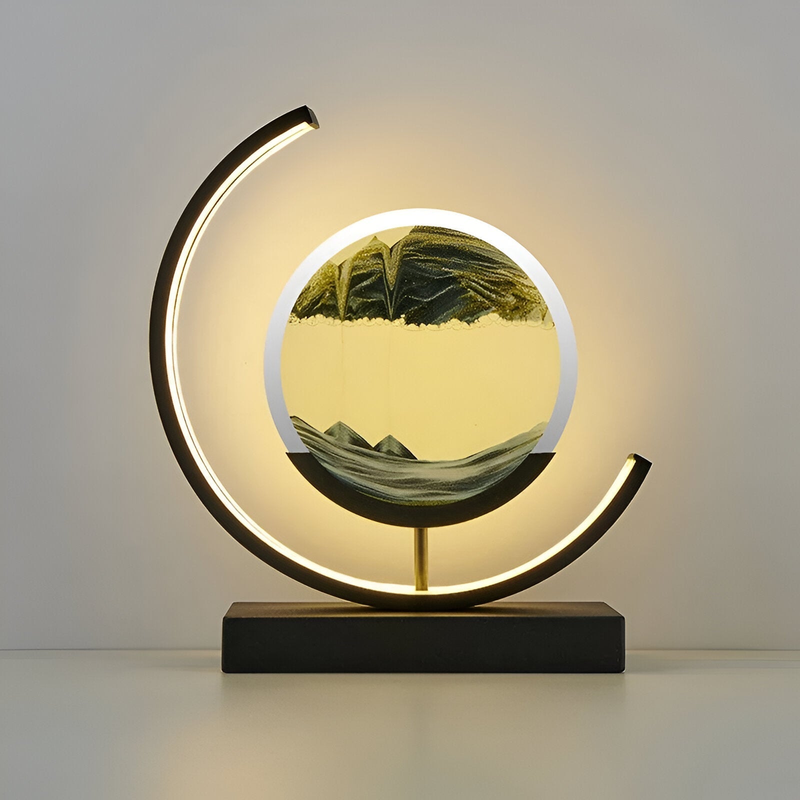 Lampada di sabbia LED | Quadro di sabbia fluida | Dimmerabile, arte della sabbia rilassante | SandFlow