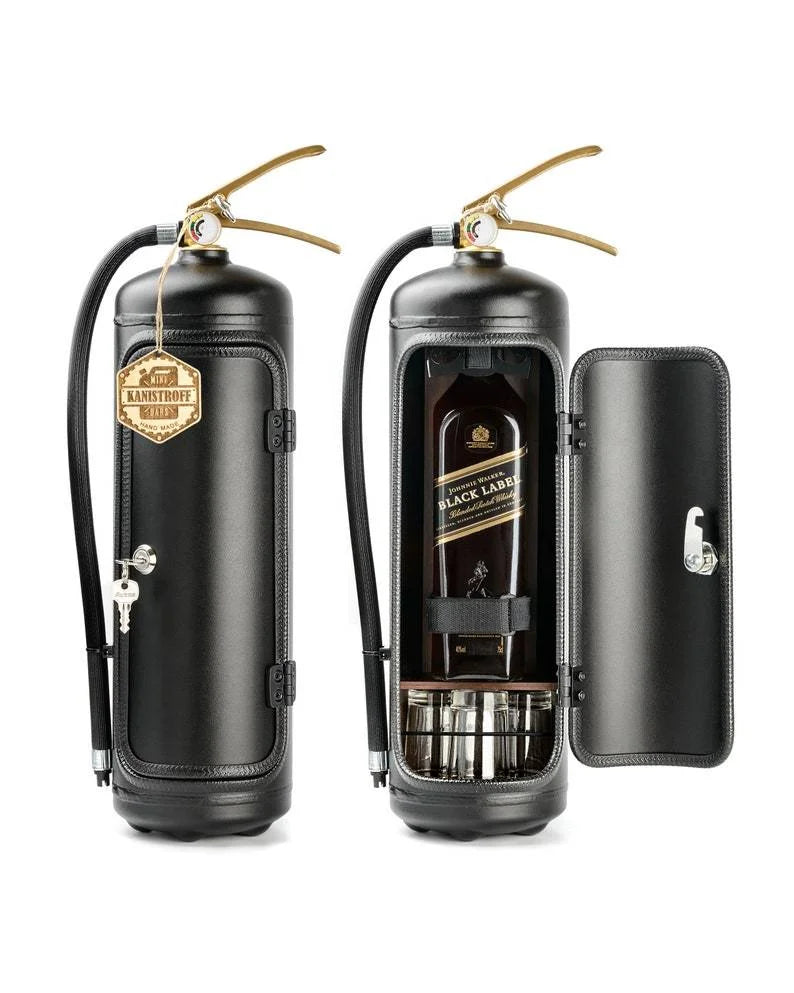 Feuerlöscher Minibar | Abschließbare Deko-Bar | Hingucker für Die Hausbar | FireBar