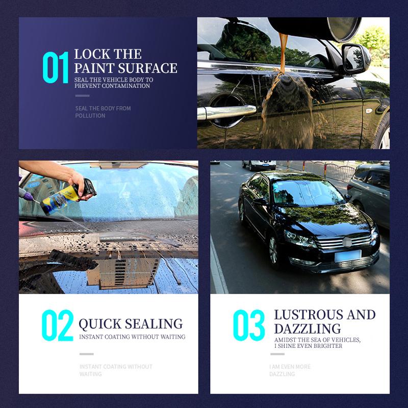 Spray Nano Auto a Rapida Applicazione | Pulisce, Lucida e Protegge la Vernice | Utilizzabile su Superfici Bagnate e Asciutte | QuickCoat