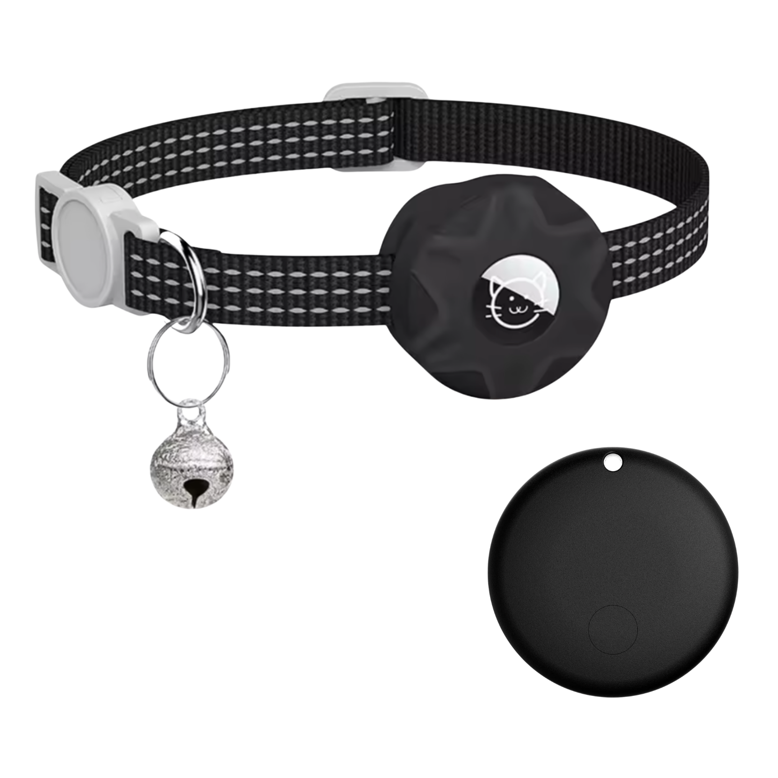 Smart-Tracker e collare per gatti | Senza GPS e SIM | Localizzazione tramite rete Android | FindPaw