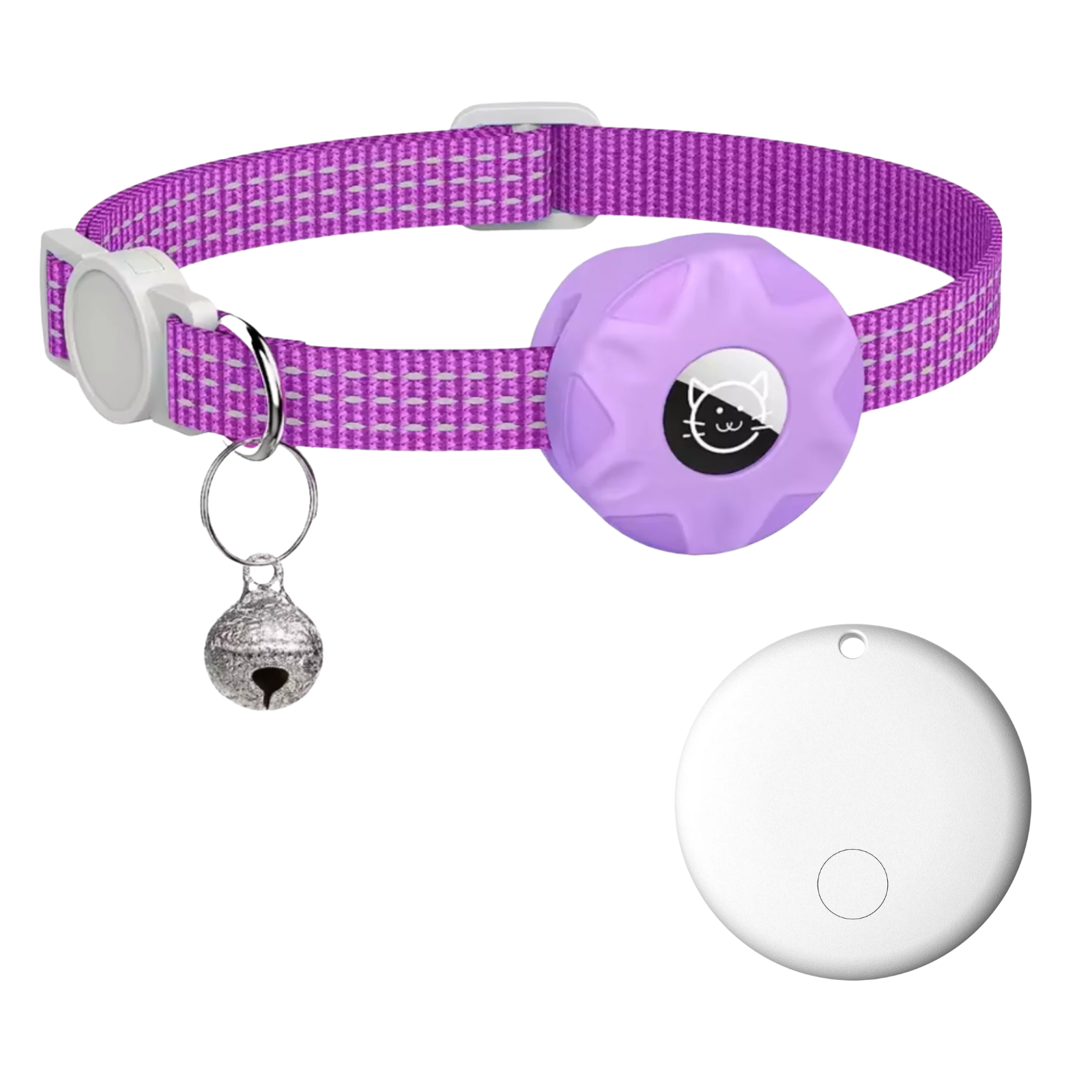 Smart-Tracker e collare per gatti | Senza GPS e SIM | Localizzazione tramite rete Android | FindPaw