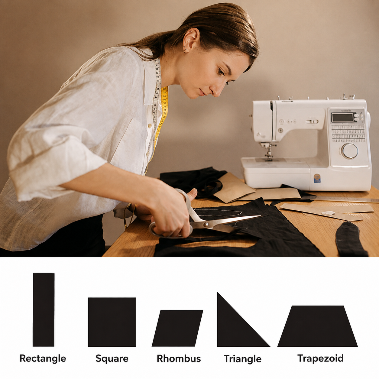 5-in-1 Quiltlineal Set | Gerade Schnitte & Winkel | Rutschfest | QuiltLine