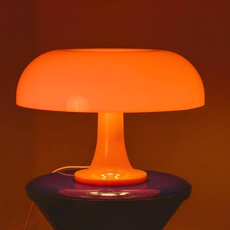 Stolní lampa ve tvaru houby | Stmívatelná, tři barvy světla | Teplý retro design | SoftCap
