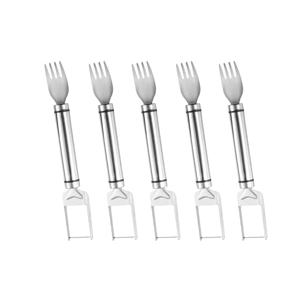 Watermelon fork | with cutting & fork ends | Cuts & serves cubes | FreshBite