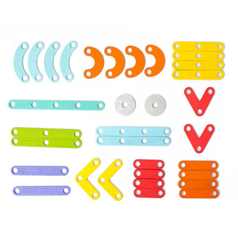 Montessori puzzle | s kolíčkovou deskou a tvary | dřevo, od 3 let | FormFuchs