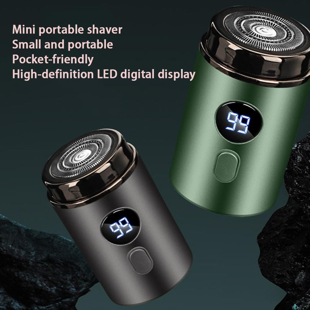 Rychlé, hladké a bezbolestné holení | Mini elektrický holicí strojek | 15 čepelí a 7200 ot./min | Skinova