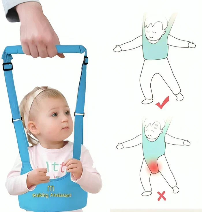 Chodítko pro batolata | s polstrovaným madlem | Nastavitelné a omyvatelné | FirstSteps