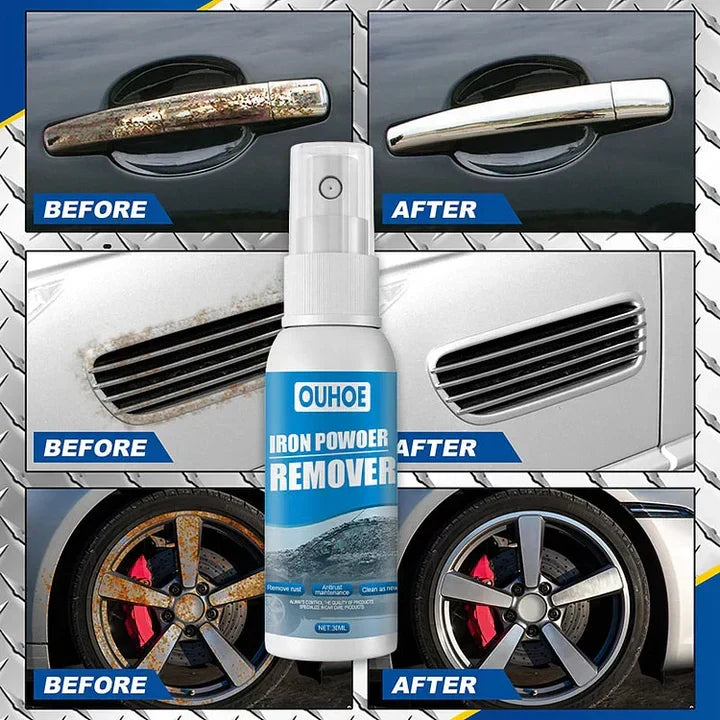 Rostentfernung am Auto | für Felgen & Lack | Löst Bremsstaub & Eisenpartikel | PowerClean
