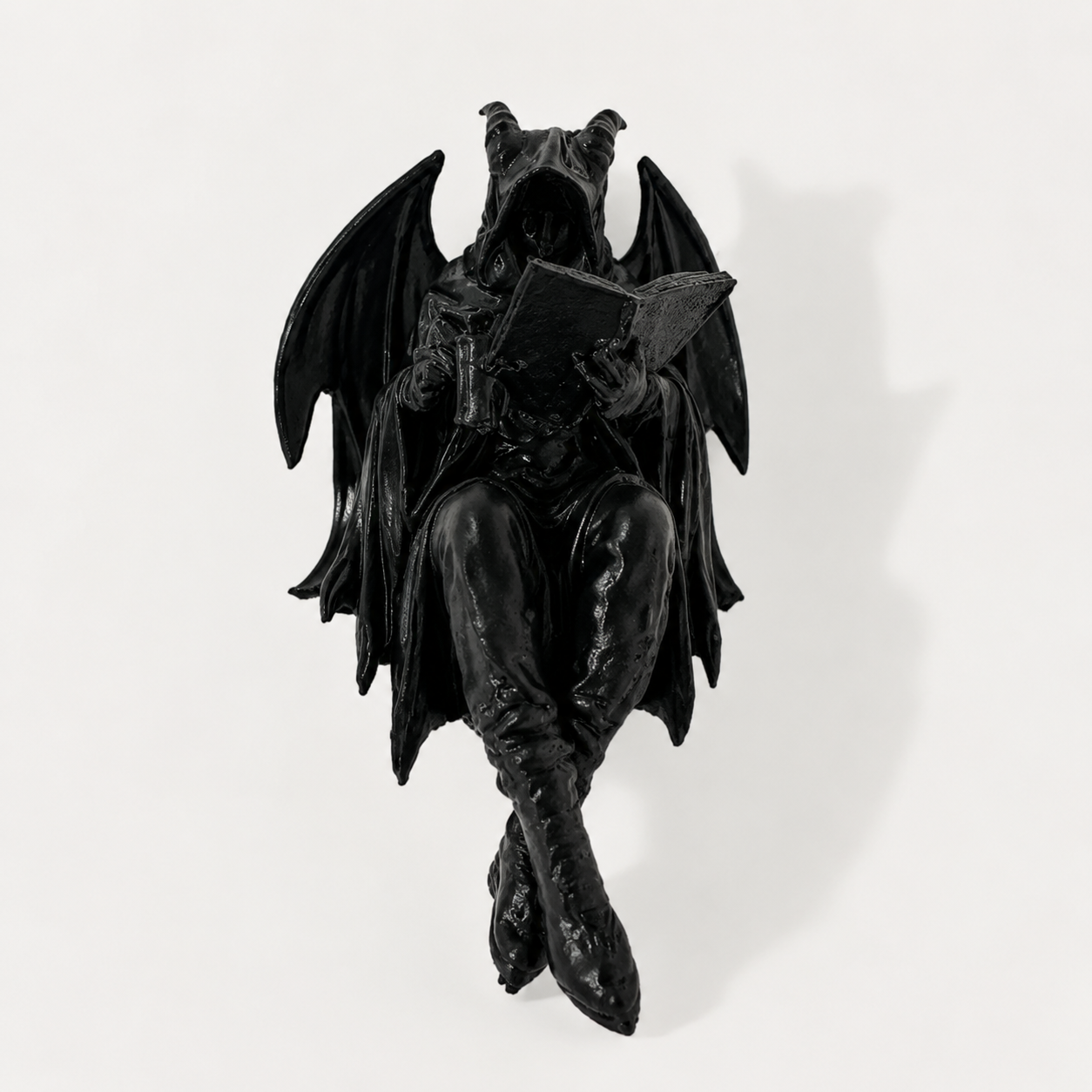 Gotisk figurdekoration | Til bogreol & læsekrog | Dark-Academia-dekoration | ShadowRead