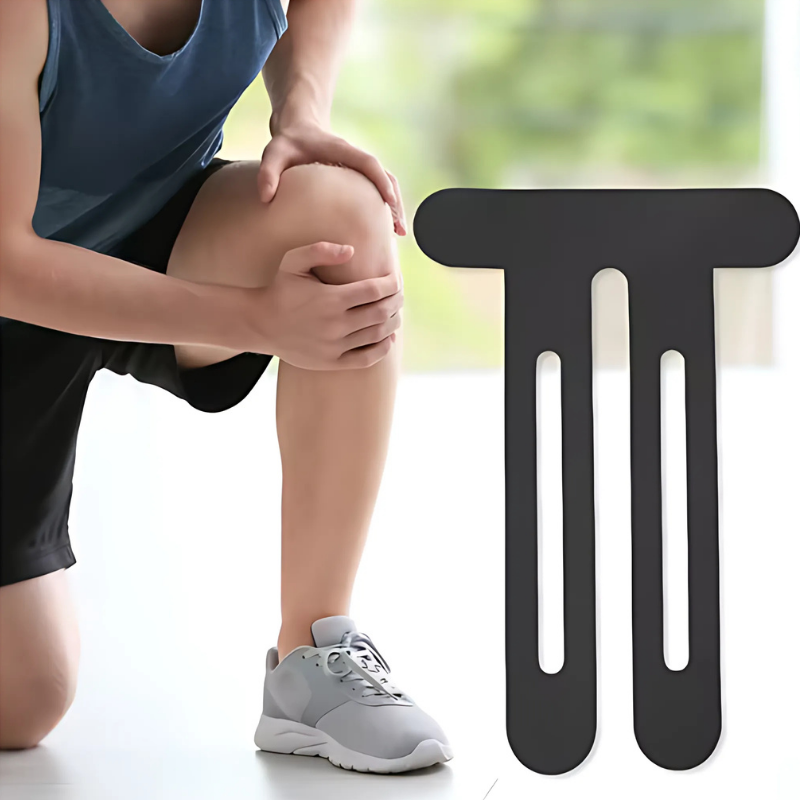 Rekbare knietape | Ademend | Zelfklevend voor sport en dagelijks gebruik | KneeEase