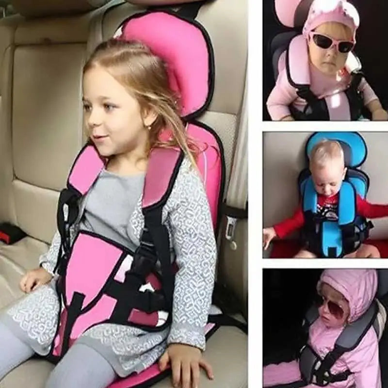 Silla infantil para coche | con sistema de cinturón ajustable | cojín de asiento portátil | TravelGuard