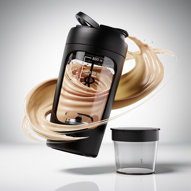 Elektrischer Protein Shaker | Selbstrührende Shaker Becher | USB Mixer Becher | BlendGo