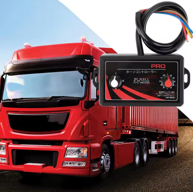 Μονάδα ελέγχου πνευματικών κόρνων οχήματος | με δύο περιστροφικούς ρυθμιστές | συμπαγής έλεγχος κόρνας | HornMaster