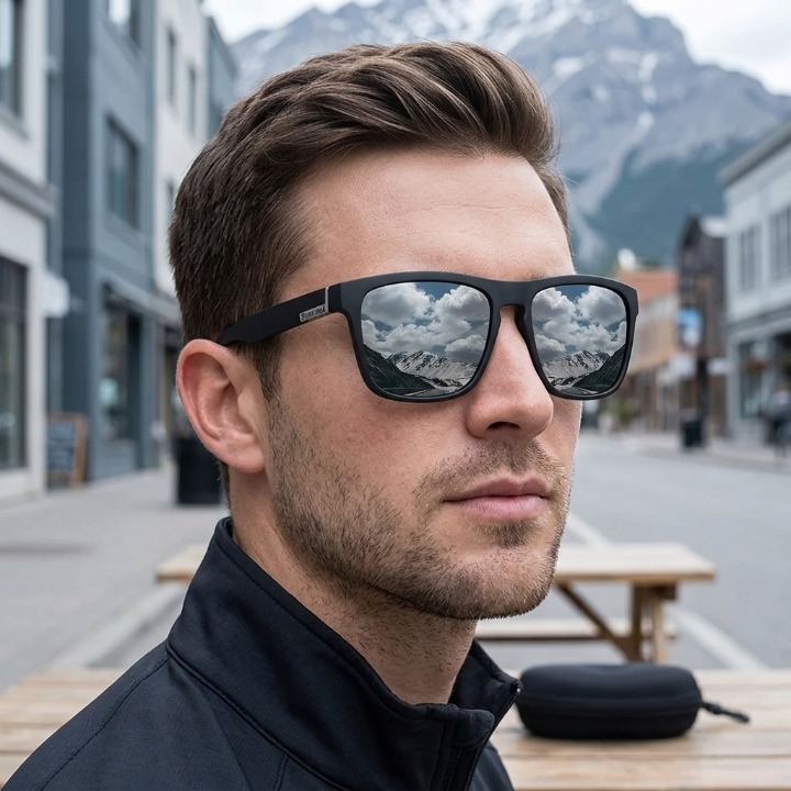 Ochelari de soare polarizați UV400 | Unisex | Protecție împotriva strălucirii 99% | GlareGuard