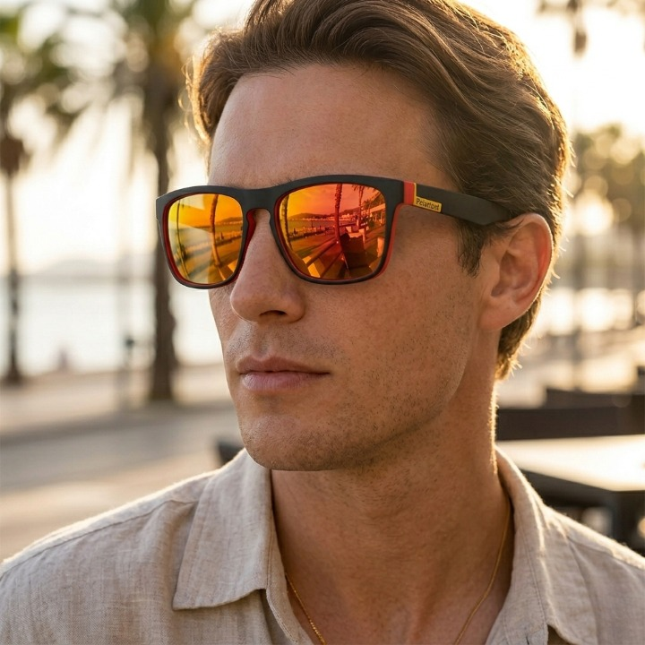 Ochelari de soare polarizați UV400 | Unisex | Protecție împotriva strălucirii 99% | GlareGuard