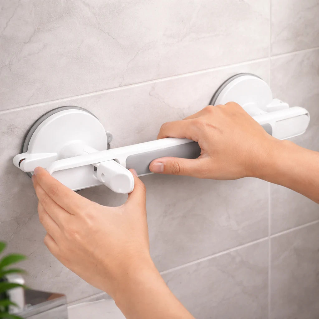 Maniglia di supporto per doccia, vasca da bagno o WC | Senza forare | Presa sicura | StableHold