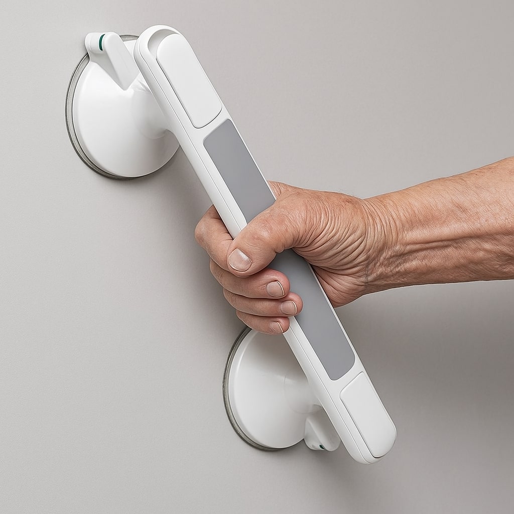 Maniglia di supporto per doccia, vasca da bagno o WC | Senza forare | Presa sicura | StableHold