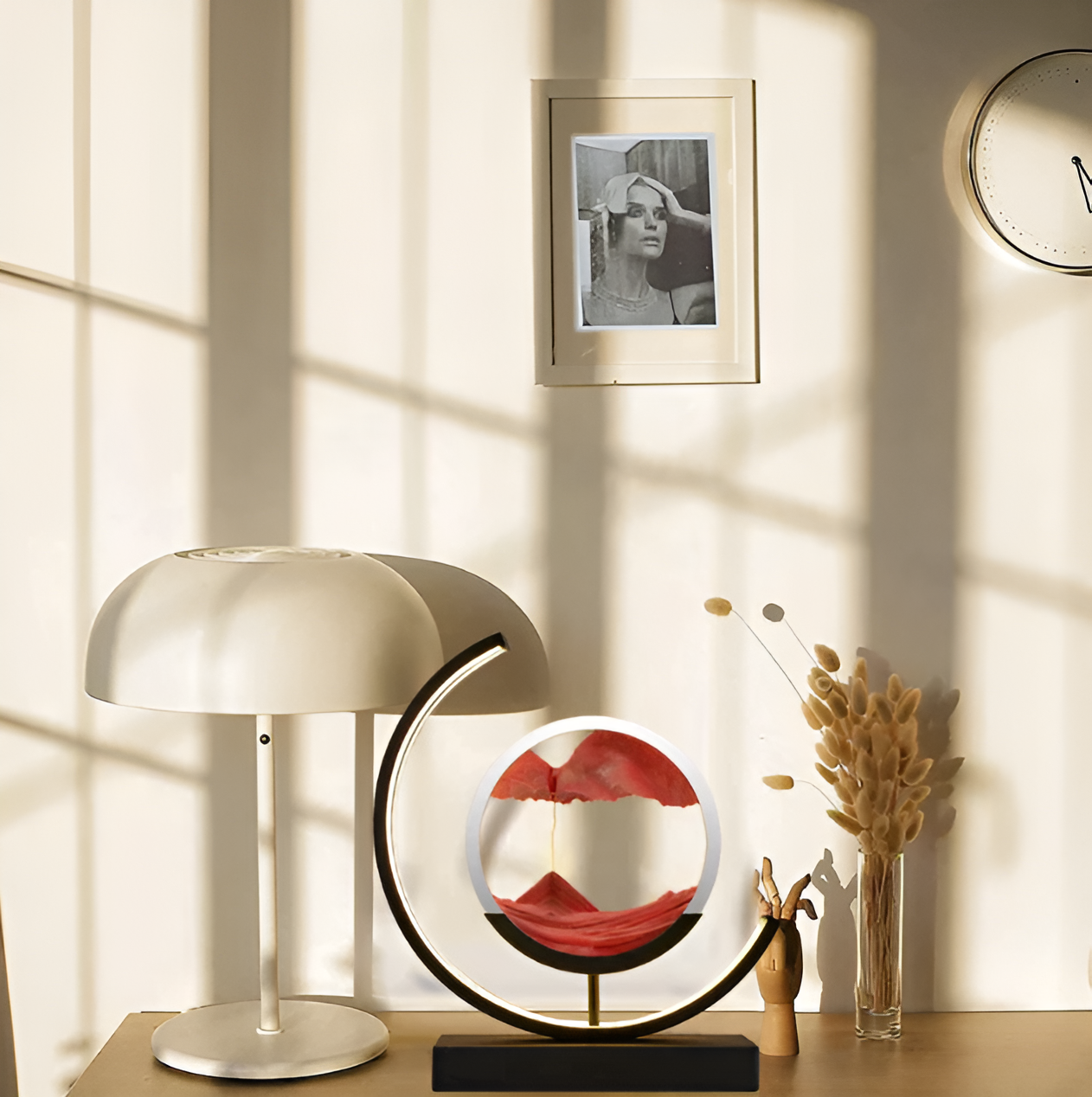 Lampada di sabbia LED | Quadro di sabbia fluida | Dimmerabile, arte della sabbia rilassante | SandFlow