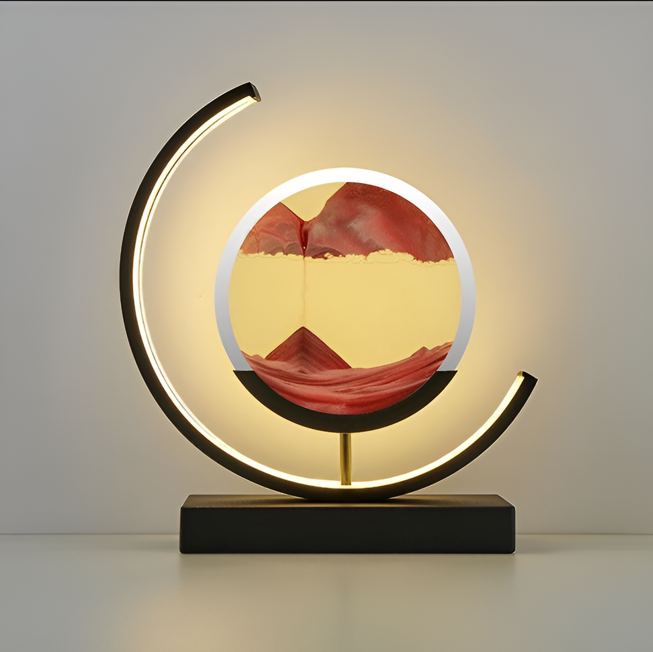 Lampada di sabbia LED | Quadro di sabbia fluida | Dimmerabile, arte della sabbia rilassante | SandFlow