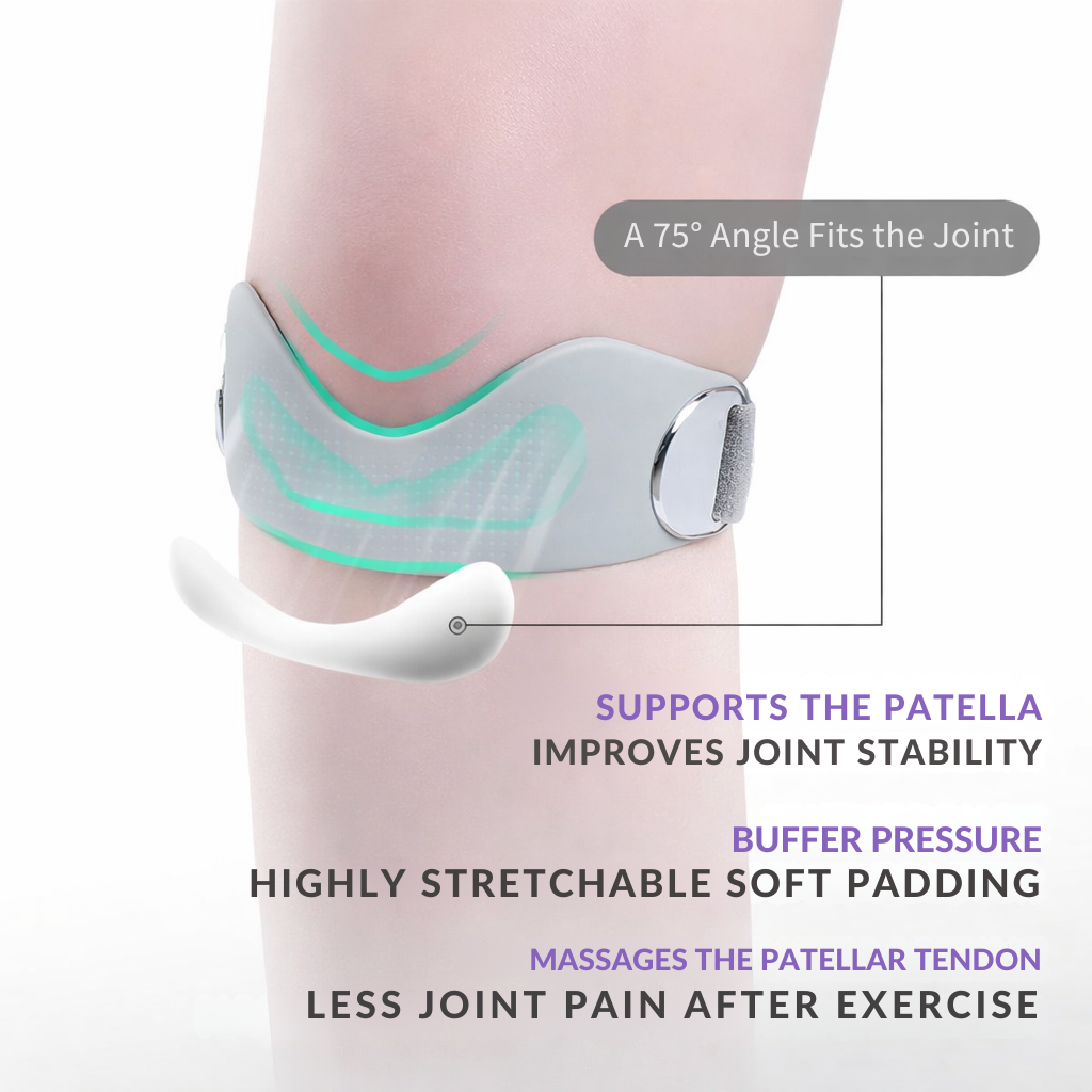 Knieband | Gezielte Linderung von Knieschmerzen | Verstellbare Kompressionsbandage | FlexiShield