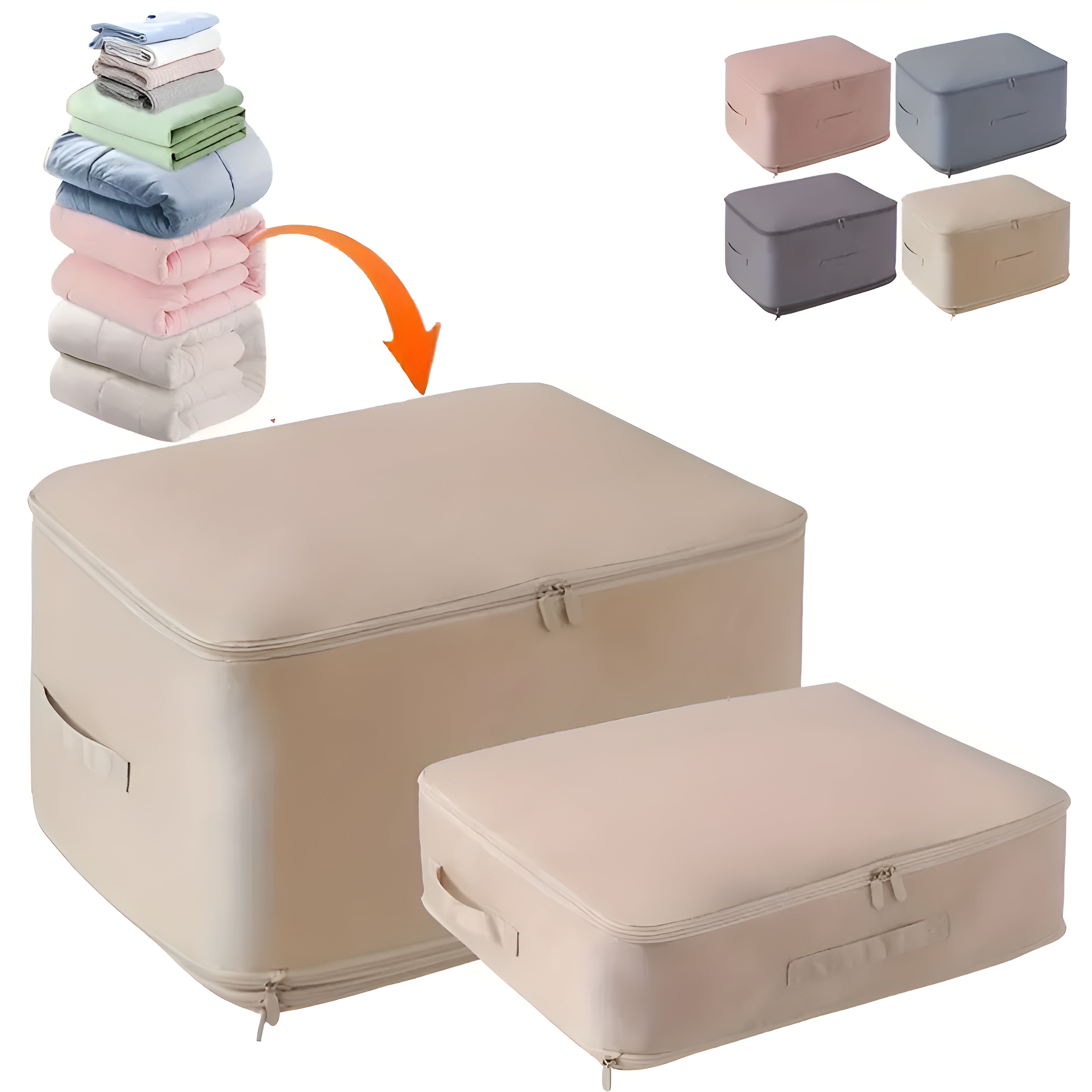 Luftdichte Aufbewahrungsbeutel | mit Rollventil | Komprimiert bis 50 % | Packflat