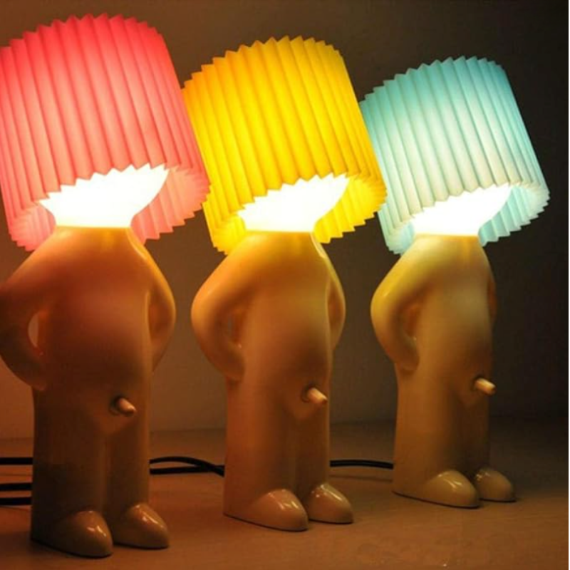 Lámpara de escritorio divertida | Diseño de figuras | Material ABS | QuirkLite