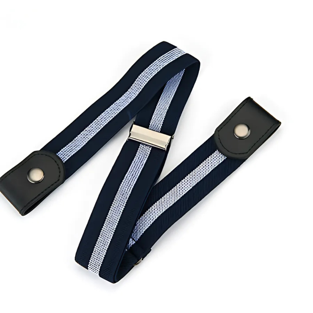 Cinturón de cintura doble sin hebilla | Elástico 40-105 cm | Plano y sin presión | SlimBand