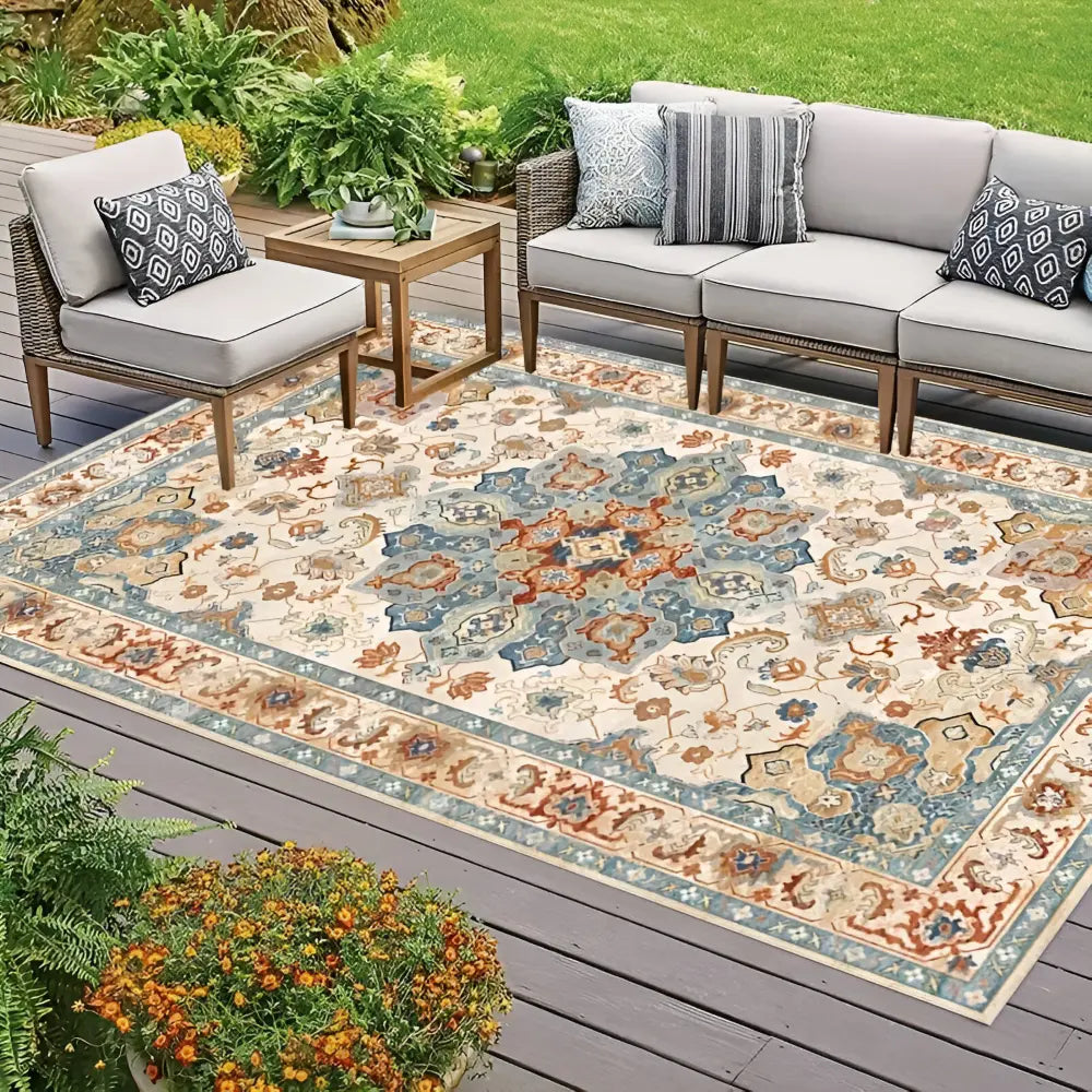 Outdoor-Teppich | Rutschfeste PVC-Rückseite | Im nordischen Stil | FjordFloor