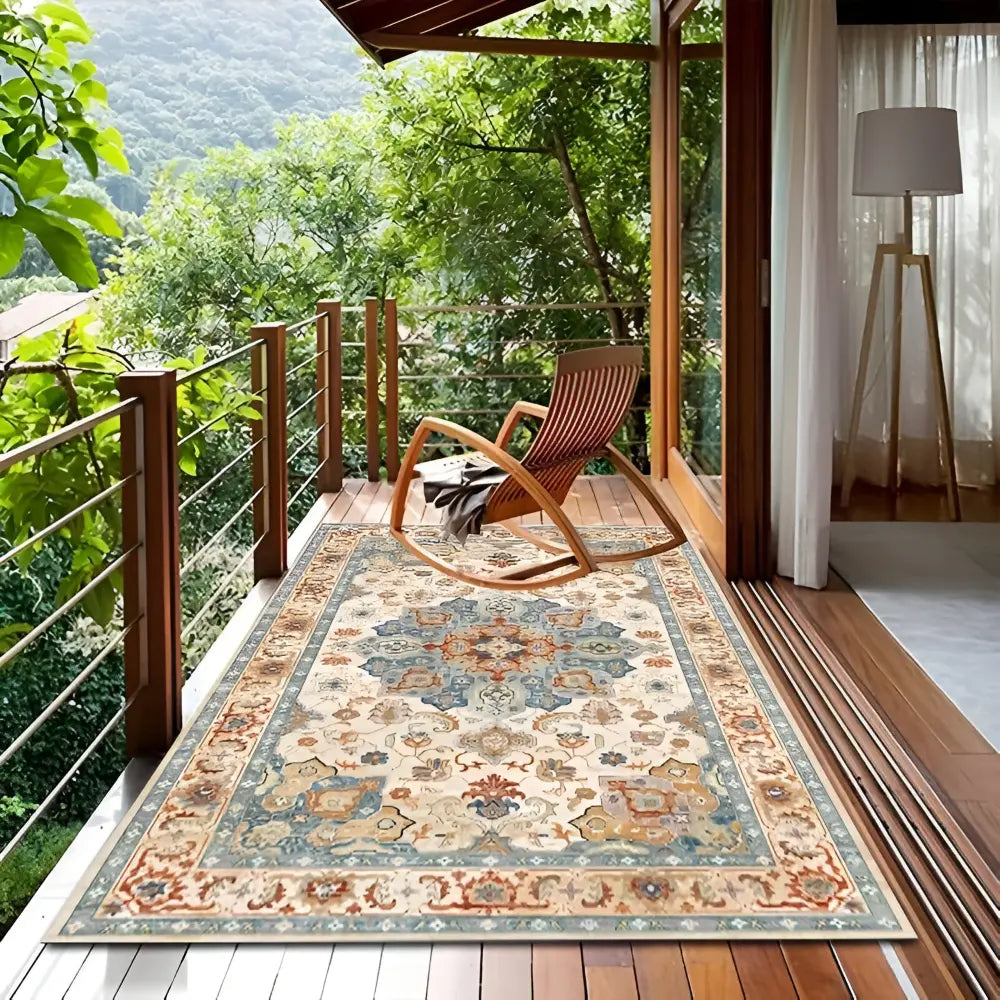 Outdoor-Teppich | Rutschfeste PVC-Rückseite | Im nordischen Stil | FjordFloor