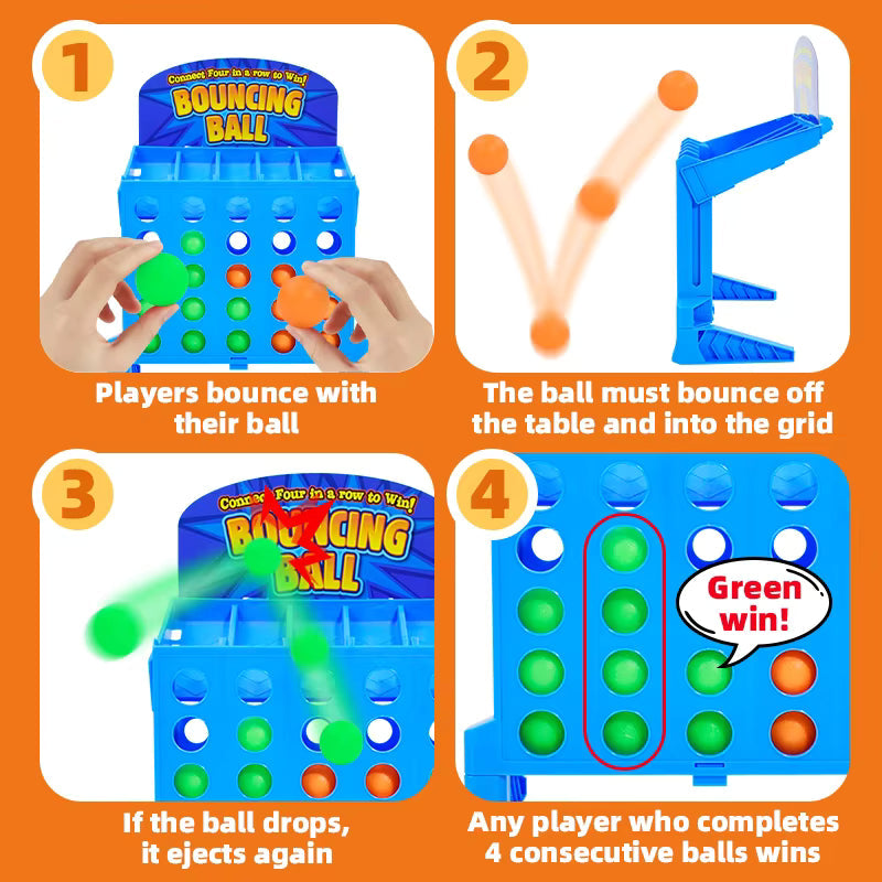 Tablero de rebote Spiel Ball | Juego de mesa para familia y fiestas | Juego de habilidad | BounceLine
