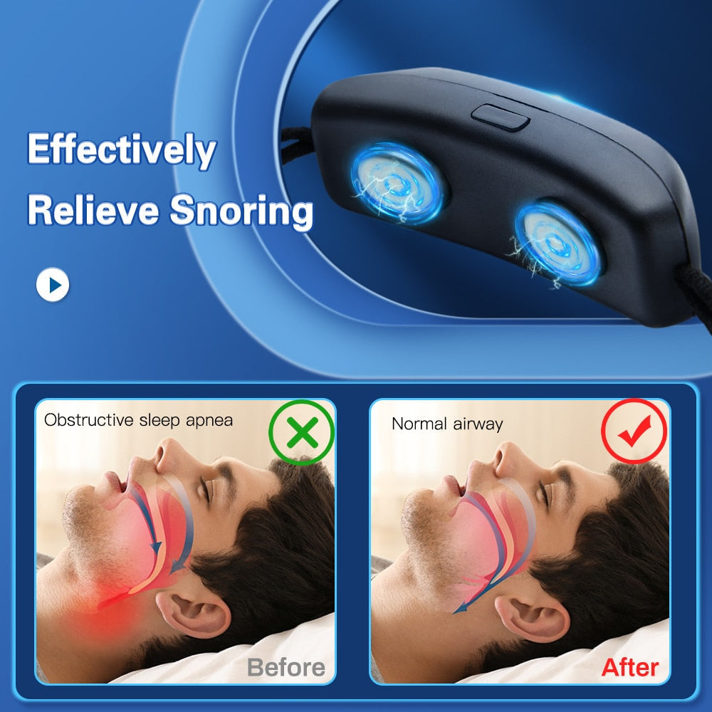 Dispositivo inteligente anti-ronquidos con vibración | Detección por sensor | Pulso residual