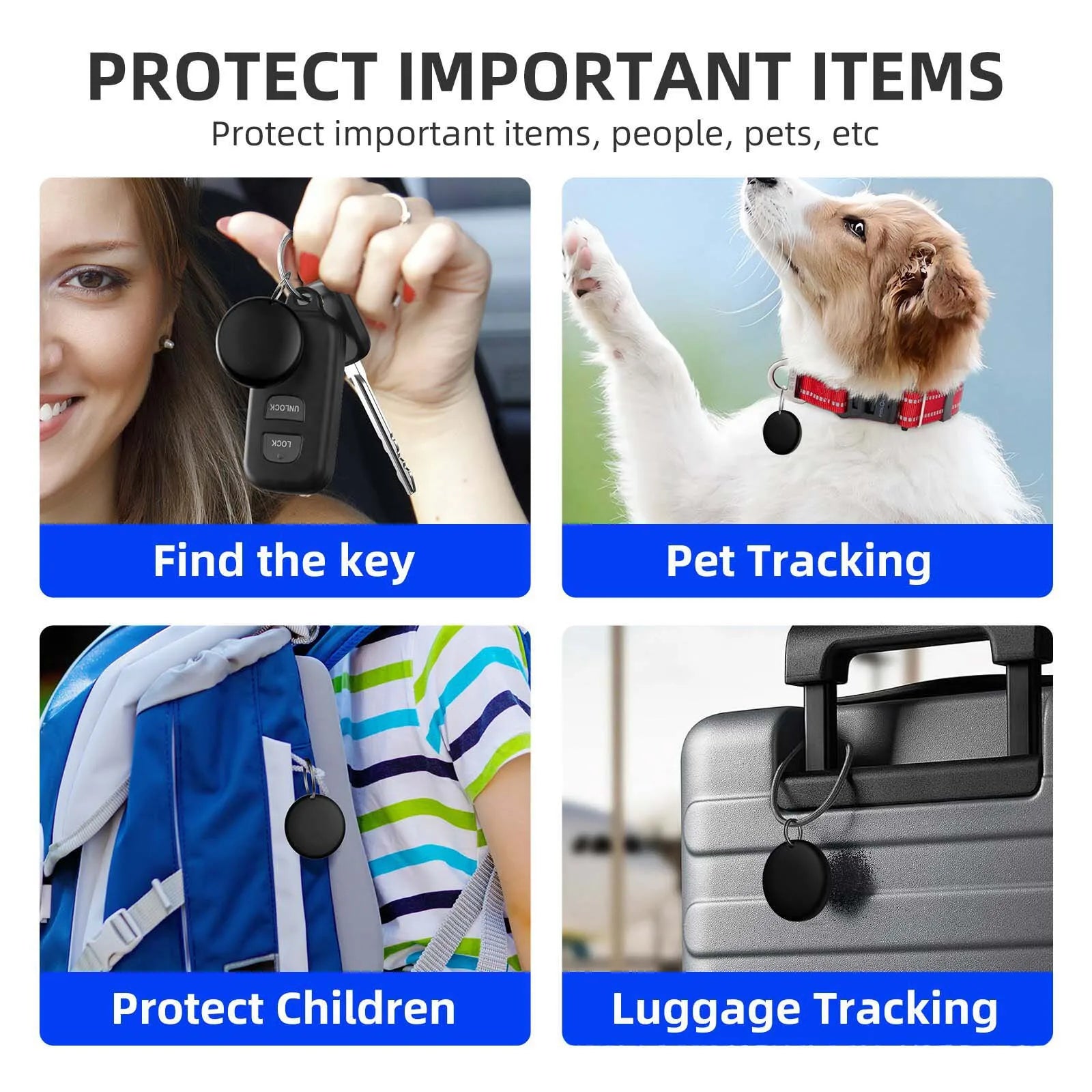 Smart-Tracker e collare per gatti | Senza GPS e SIM | Localizzazione tramite rete Android | FindPaw