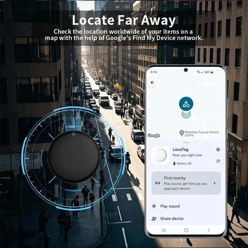 Smart-Tracker e collare per gatti | Senza GPS e SIM | Localizzazione tramite rete Android | FindPaw