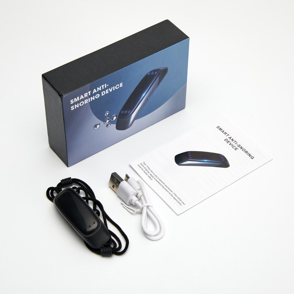 Dispositivo inteligente anti-ronquidos con vibración | Detección por sensor | Pulso residual