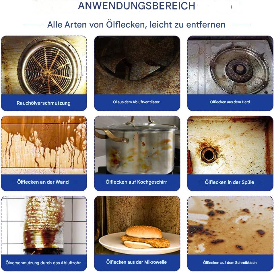 Schaumreiniger Küche | Fettlösend | Ohne Schrubben | Foamira