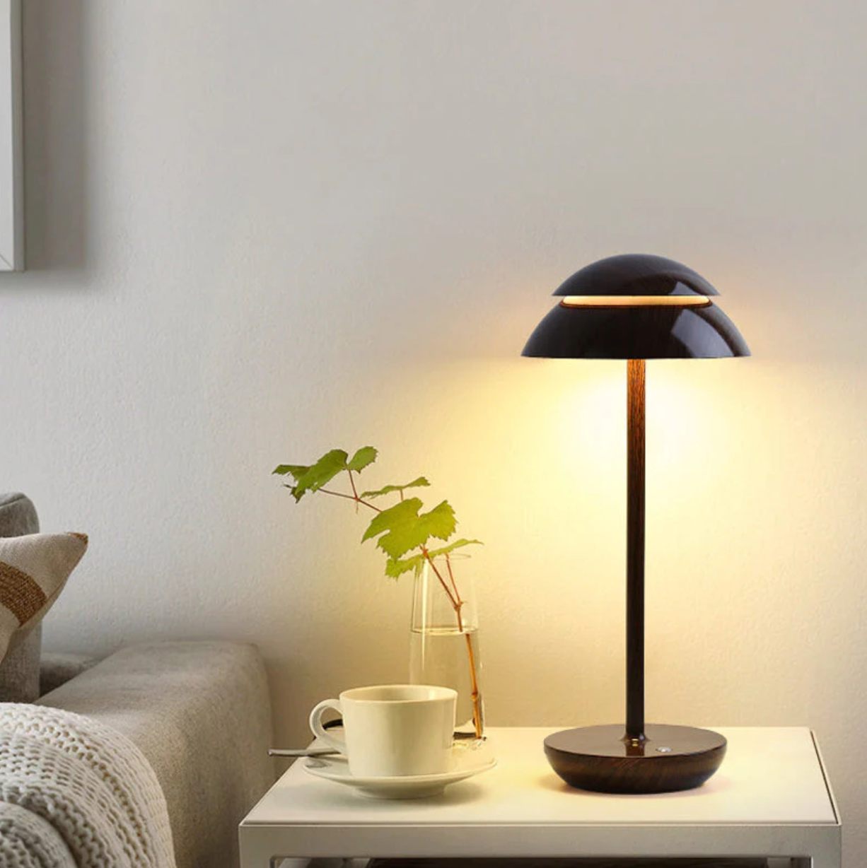 Stolní lampa | Design ve tvaru houby | Dotykové stmívání | LumaShroom
