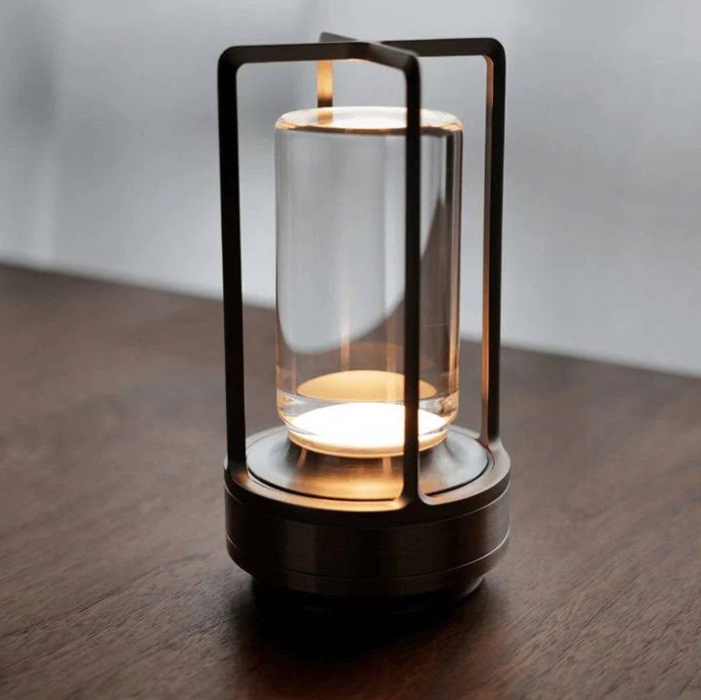 Bezdrátová stolní lampa | Křišťálový design | Stmívání dotykem | CrystalGlow