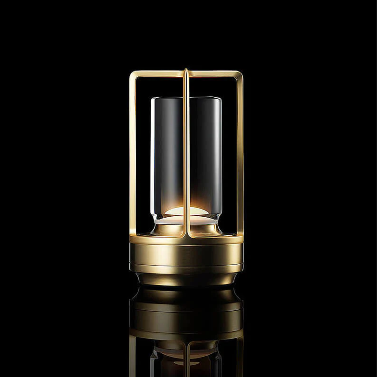 Bezdrátová stolní lampa | Křišťálový design | Stmívání dotykem | CrystalGlow