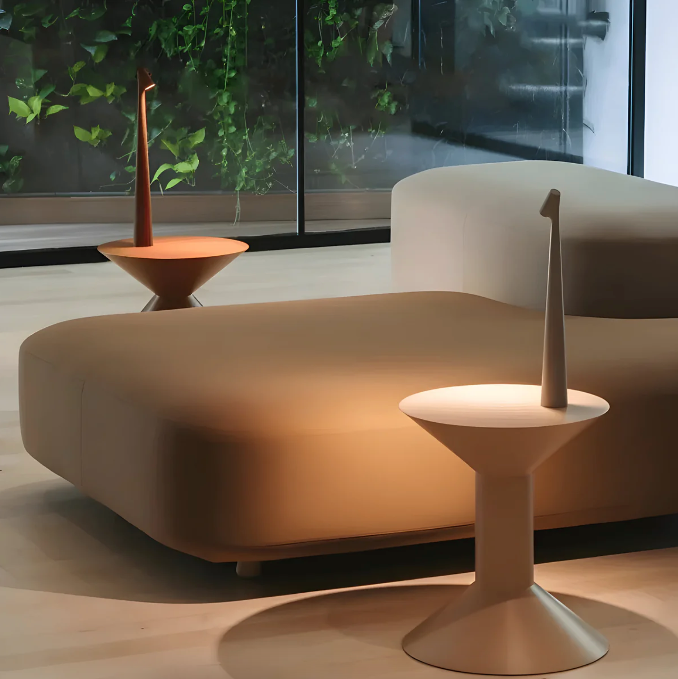 Noční stolní lampa | skandinávský design | 3stupňové stmívání dotykem | LumaLean