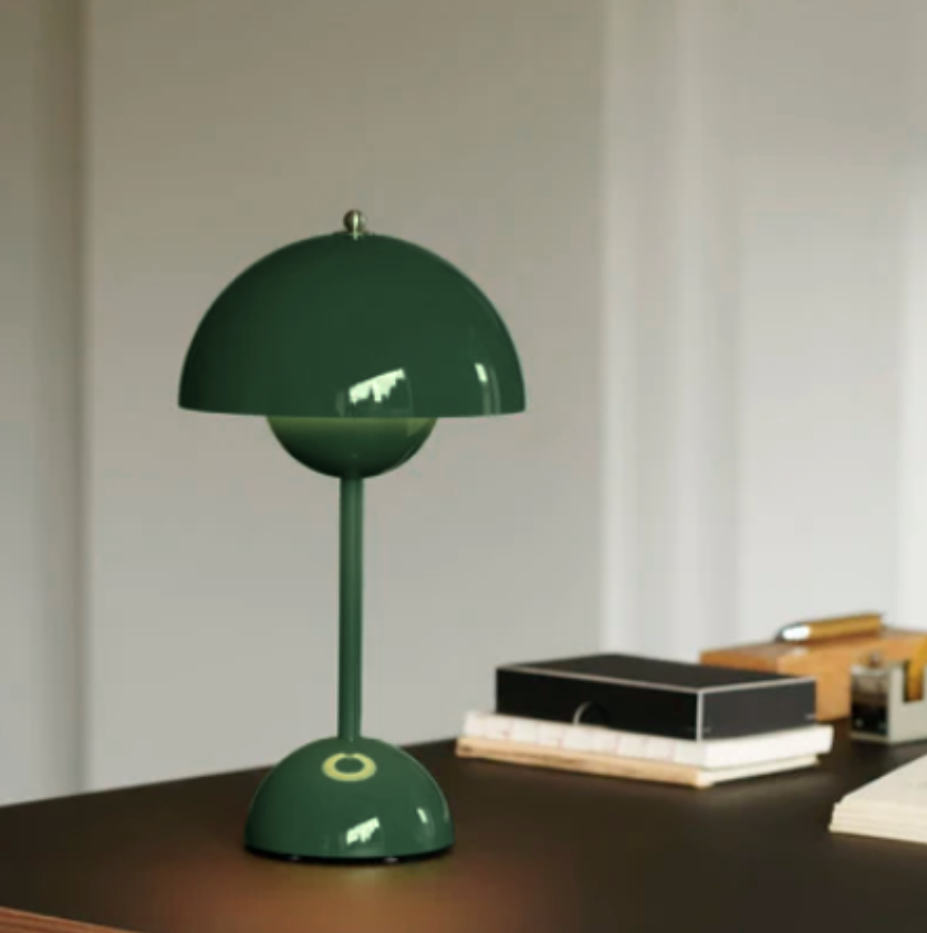 Bezdrátová LED stolní lampa | Retro houbový design | Stmívání dotykem | LumaShade