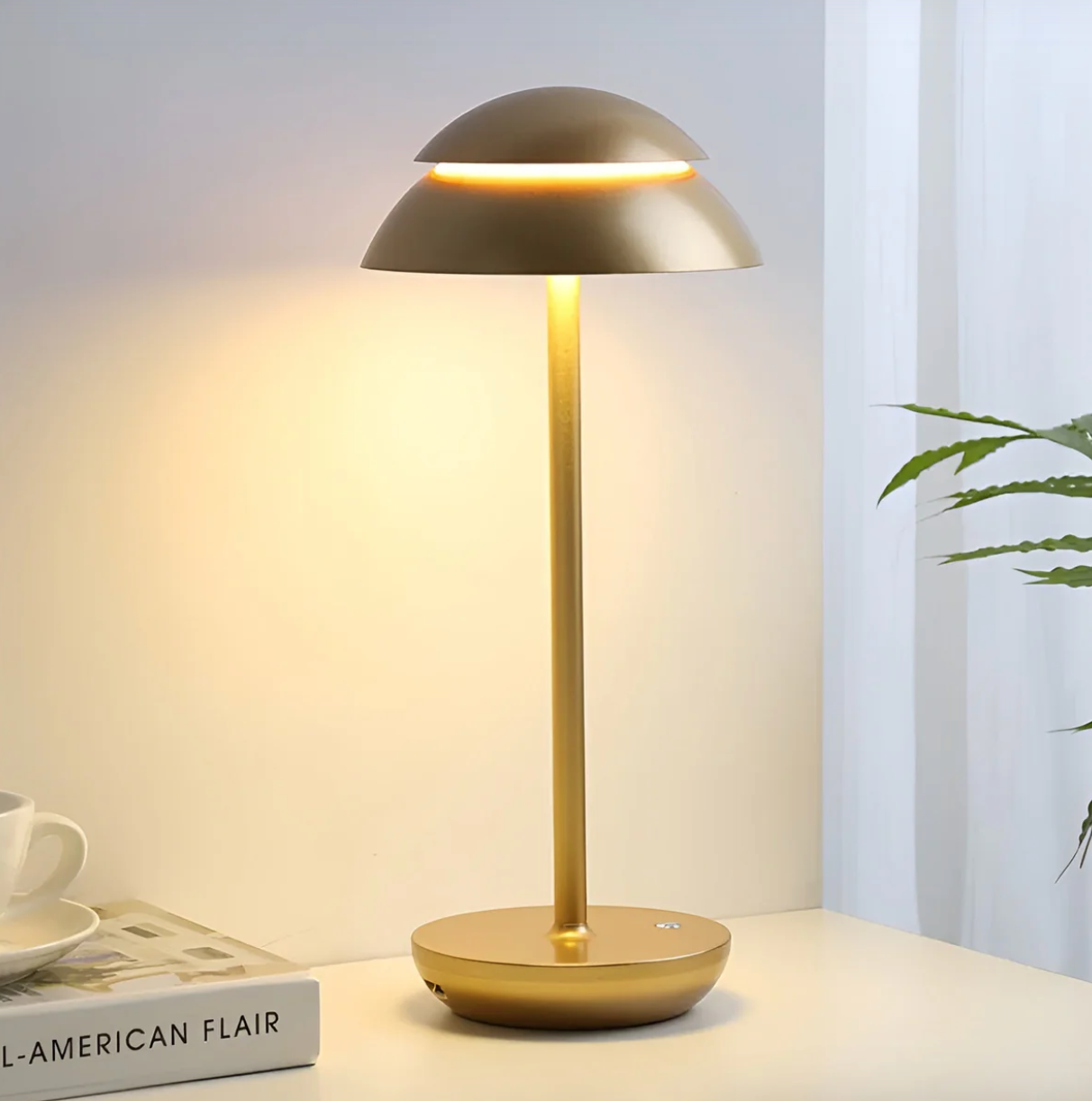 Stolní lampa | Design ve tvaru houby | Dotykové stmívání | LumaShroom