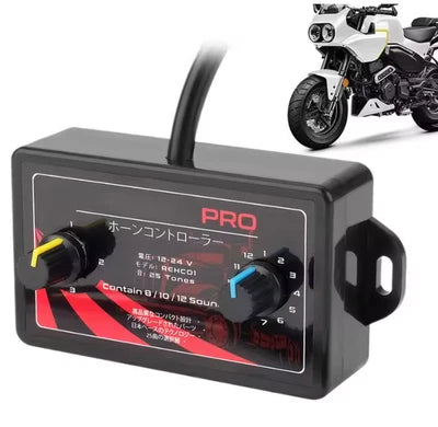 Vehicle Air Horn Control Unit | with Two Rotary Knobs | Compact Horn Controller | HornMaster